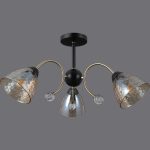 Люстра на штанге Illumico IL0230-3CSQ-29 BK AB