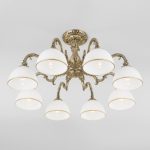 Люстра на штанге Eurosvet 60106/8 античная бронза