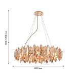 Подвесная люстра Favourite Glans 4719-12P