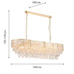 Подвесная люстра Favourite Elysium 4720-10P