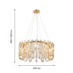 Подвесная люстра Favourite Infinity 4721-14P