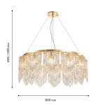 Подвесная люстра Favourite Diadem 4724-12P