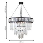 Подвесная люстра Favourite Preston 4731-12P