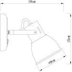 Спот Arte Lamp A1677AP-1GY