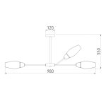 Потолочная люстра Eurosvet Thalia 60140/12 сатин-никель