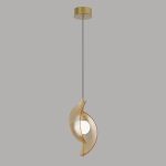 Подвесной светильник Delight Collection MD24030035-1A brass/amber