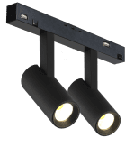 Трековый магнитный светильник iLedex Vision 4822-005-D34-16W-40DG-3000K-BK