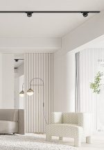 Трековый магнитный светильник iLedex Vision 4825-049-D74-10W-60DG-3000K-BK