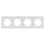 Рамка на 4 поста алюминиевая Arlight FRM-AKIRY-SFAL-4-SR 049743