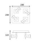 Спот Lucide Titto 12929/71/30