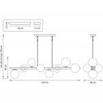 Люстра на штанге Lightstar 815083