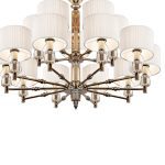 Подвесная люстра iLamp Alexa P2404-10+5 Nickel