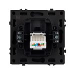 Механизм компьютерной розетки Arlight SCT-NOBE-MPC1-SFPL-BK (RJ-45, CAT6) 054305
