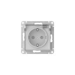 Розетка с зазем. со шт. с прозрач. крыш,16А, IP44, мех., быстрозажим. клем. Systeme Electric AtlasDesign Aqua ATN440146S