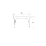 Экран Arlight ARH-PLINTUS-FANTOM-3000 Opal 043128