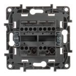 Переключатель двухклавишный Legrand Etika 10A 250V белый 672212