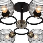 Люстра на штанге Reluce 01281-0.3-06 BK+AB