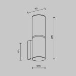 Настенный светильник Modestyle MS.106.270 BS