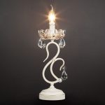 Настольная лампа Eurosvet 12205/1T белый Strotskis