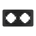 Рамка на 2 поста алюминиевая Arlight FRM-AKIRY-SFAL-2-BK 049738