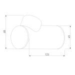 Уличный настенный светильник Elektrostandard Ray 4690389176746