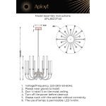 Подвесная люстра Aployt Dominisia APL.852.07.40