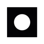 Рамка стеклянная на 1 пост Arlight FRM-GLARE-GC-1-BK 043833