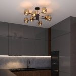 Потолочная люстра Eurosvet Arcada 70127/8 черный