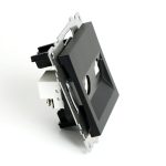 Розетка телевизионная и компьютерная RJ-45 Feron GLS00-7106-05 Катрин 49182