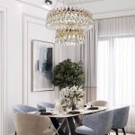 Подвесная люстра Modelux ML.6900.800P GD