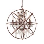 Подвесная люстра LOFT IT Foucaults orb crystal Loft1897/6