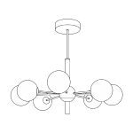 Люстра на штанге Citilux Tonga CL212173