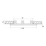Рамка Lightstar Domino Round 214696