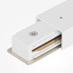 Прямой коннектор питания с вводом питания Maytoni Technical Single phase track system Unity белый TRA001CB-11W