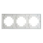 Рамка трехместная Stekker GFR00-7003-01M Катрин 49596