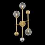 Настенный светильник Delight Collection Fluxus W68084-3 gold