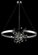 Подвесная люстра Crystal Lux GARDEN SPLED+4 D800 CHROME