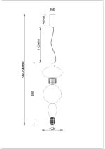 Подвесной светильник Divinare Ambra 5016/17 SP-24