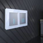 Сенсорный выключатель двухклавишный с подсветкой Werkel 4690389179563 W4520006