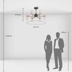 Люстра на штанге De Markt Оскар 510013907