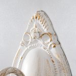 Бра Eurosvet 10104/1 белый с золотом/тонированный хрусталь Strotskis