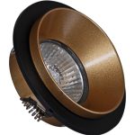 Встраиваемый светильник Reluce 51611-9.0-001MN MR16 BK+GD