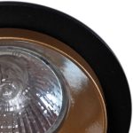 Встраиваемый светильник Reluce 51611-9.0-001MN MR16 BK+GD