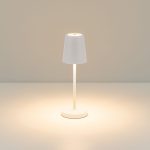 Настольная лампак с аккумулятором Arlight SP-DAISY-TAB-1.5W Warm3000-MIX (WH, 90 deg) (IP54 Металл) 044378