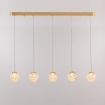 Подвесной светильник Delight Collection MD25030003-5B gold/clear