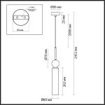 Подвесной светильник Odeon Light Midcent Lolla 4359/1