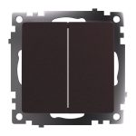 Выключатель 2-клавишный Stekker Катрин GLS10-7104-04 49019