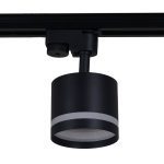 Трековый однофазный светильник Reluce 53001-9.3-001LD GX53 BK