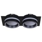 Встраиваемый светильник Reluce 53003-9.0-002LD GX53 BK