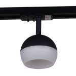 Трековый однофазный светильник Reluce 53008-9.3-001CT GX53 BK